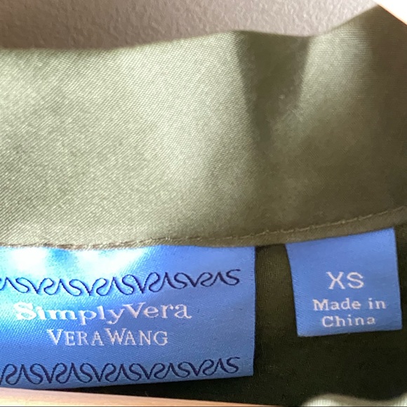 🛍 Simply Vera Green Cotton Tunic with Sequins - Picture 2 of 5